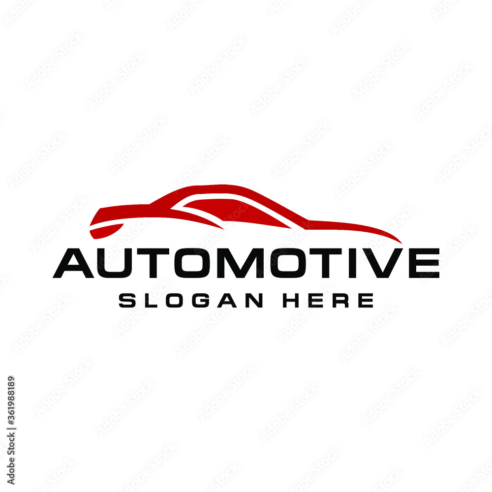 Abstract elegant automotive car logo Abstract elegant automotive car logo