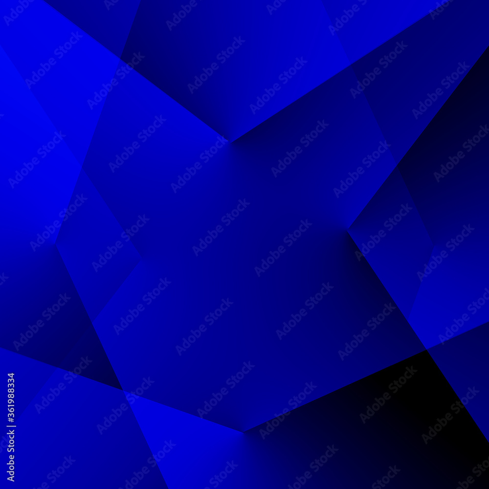 Obraz premium abstract bright blue polygonal gradient background texture
