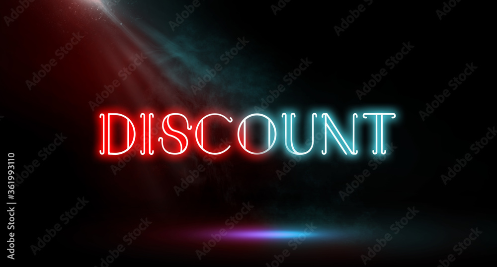 DISCOUNT OFFER | Studio room environment with smoke and spotlight.