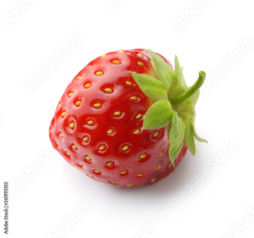 Red berry strawberry isolated
