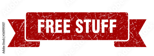 free stuff ribbon. free stuff grunge band sign. free stuff banner