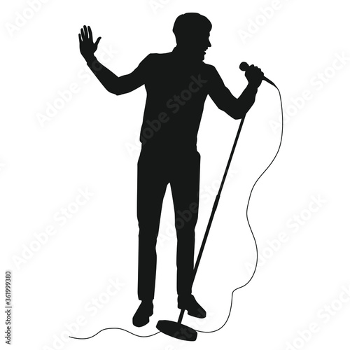Male Singer Silhouette