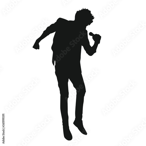 Male Singer Silhouette