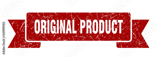 original product ribbon. original product grunge band sign. original product banner