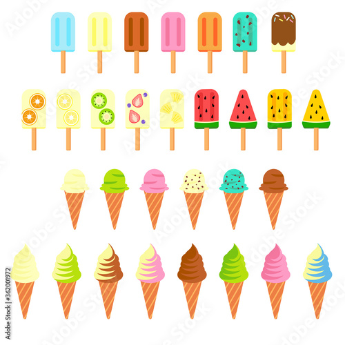 アイスクリーム　ソフトクリーム