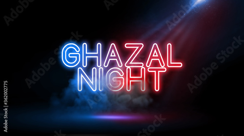 GHAZAL NIGHT | Studio room environment with smoke and spotlight.