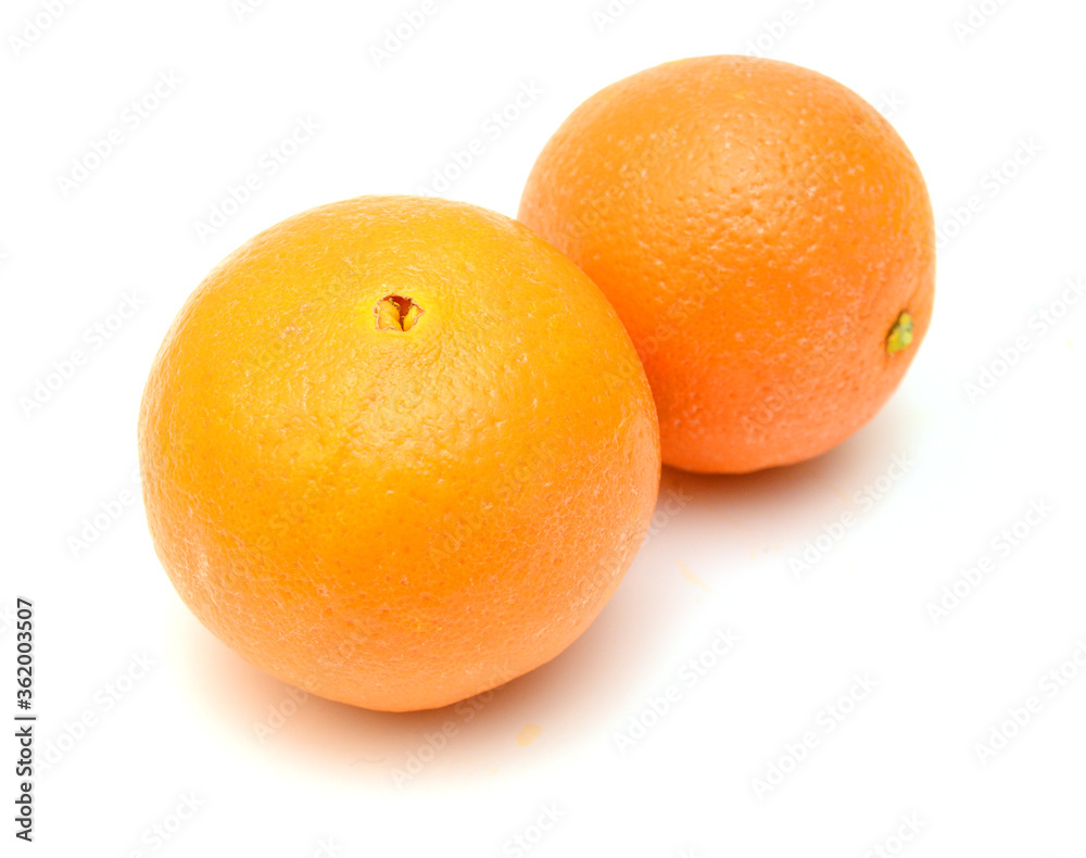 nice fresh orange isolated on a white background nice fresh orange isolated on a white background