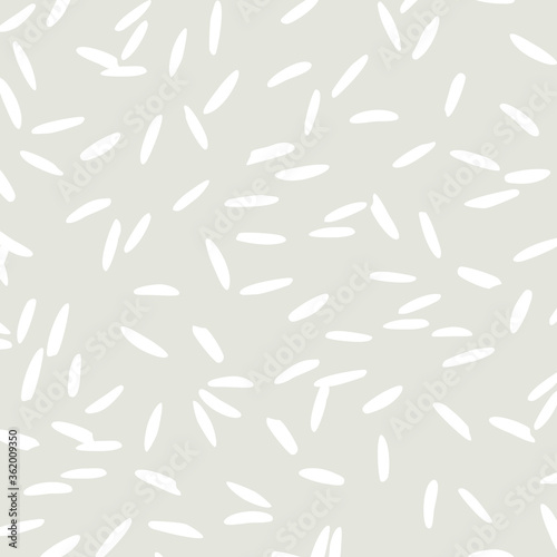 Simple seamless rice grain pattern  background