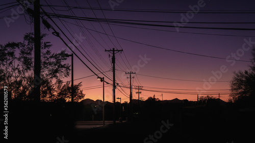 Coucher de Soleil à Tucson
