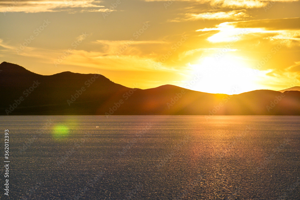 Sunset, Salar de Uyuni, Bolivia