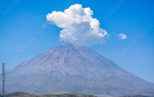View of the Misti from Arequipa, Peru