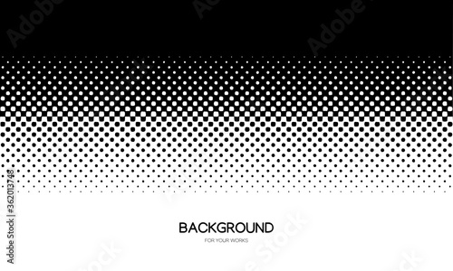 Abstract background with halftone dots and lines. Vector illustration.