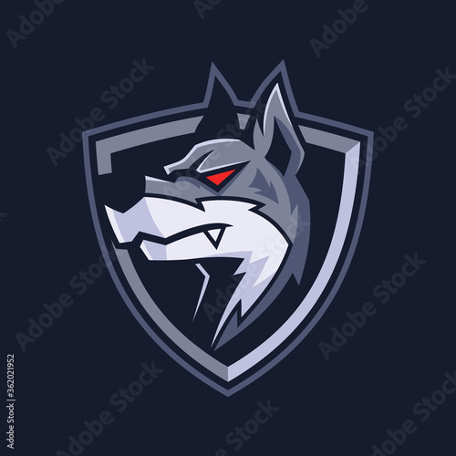 mascot Dog sport logo design