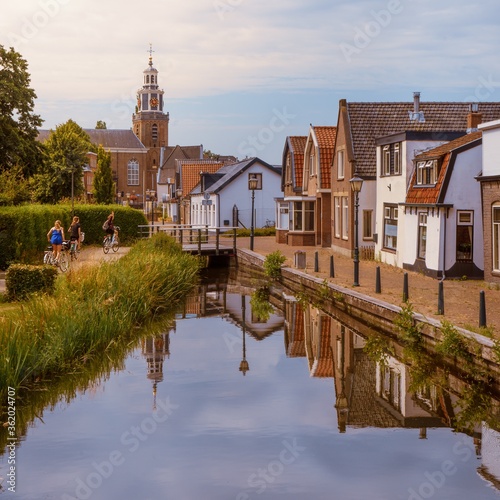 Beautiful shot of Leidsewallen Zoetermeer in the Netherlands photo