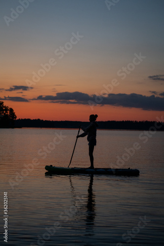 Fototapeta Supboard - sightseeing from the water