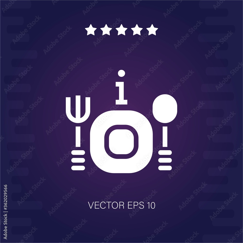 meal information vector icon meal information vector icon