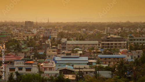 View of city of Mandalay