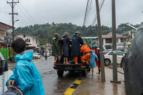 Rescue people from flooding