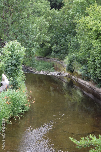 Elzbach im Ortskern Monreal in der Eifel photo