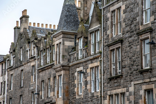 Fassadenausschnitte in der Altstadt von Edinburgh © Beat