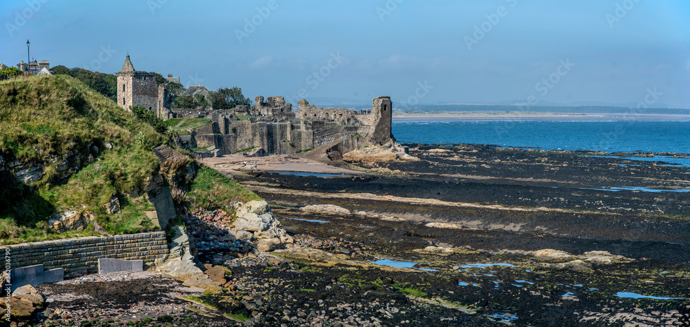 Blick auf die Ruine St. Andrews Castle