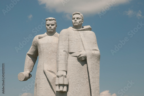 The memorial complex “To the Panfilov Heroes” (“Feat 28”). Moscow region. photo