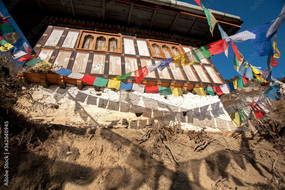 Fototapeta premium Tibetan prayer flags in Bhutan