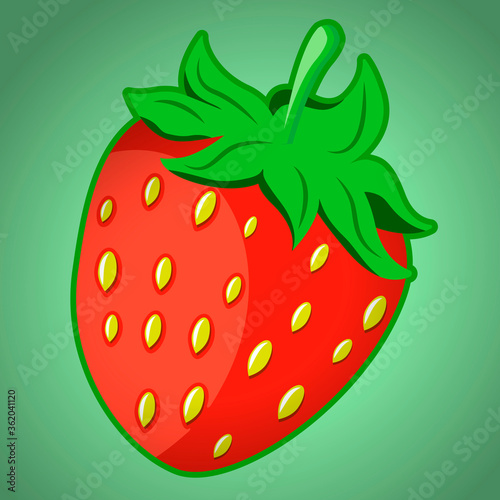 Strawberry illustration.