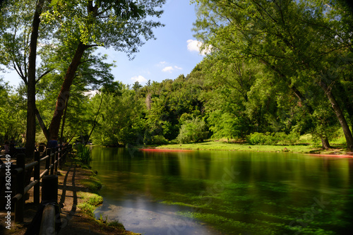 Parco del Grassano, San Salvatore Telesino, Benevento, ItalyThis park is surrounded by big trees and a natural water source rich of sulfur which is good for the skin. This place is idea for kayak 