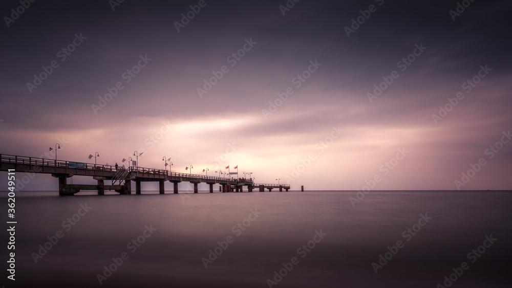 Seebrücke in Göhren auf der Insel Rügen an der Ostsee