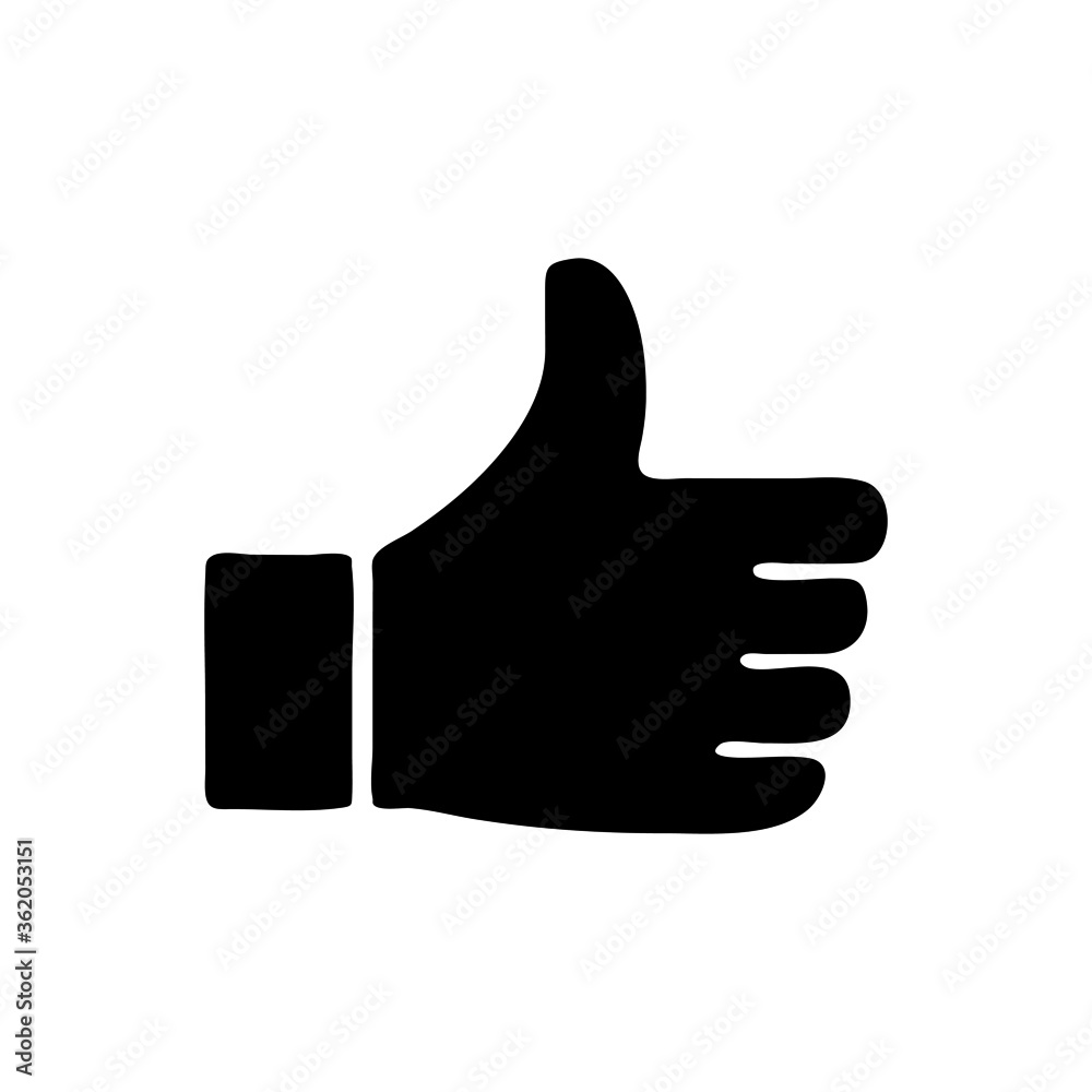 vector illustration icon of Finger Glyph vector illustration icon of Finger Glyph