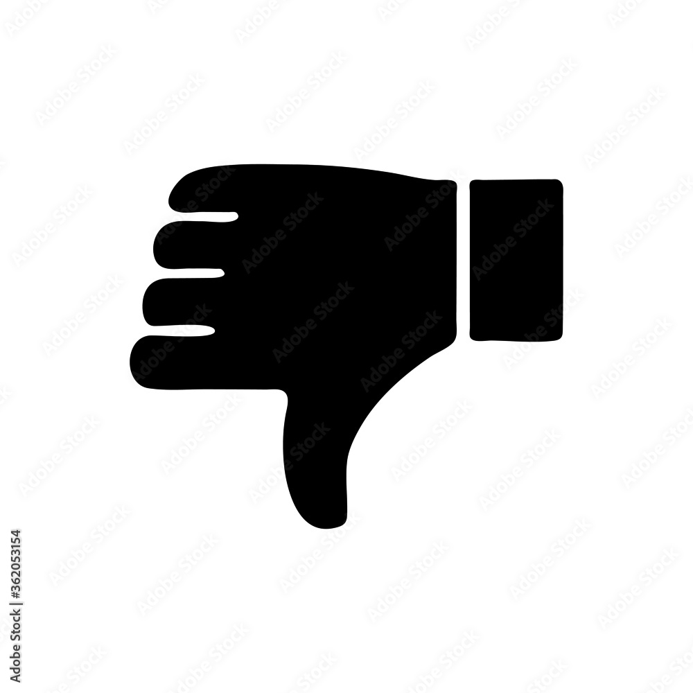 vector illustration icon of Finger Glyph vector illustration icon of Finger Glyph