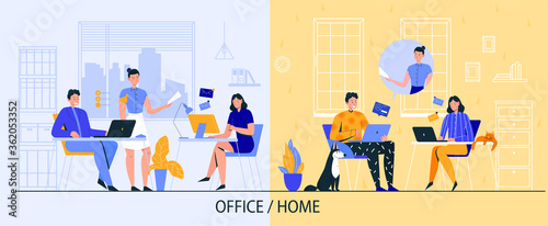 Office And Freelance Poster
