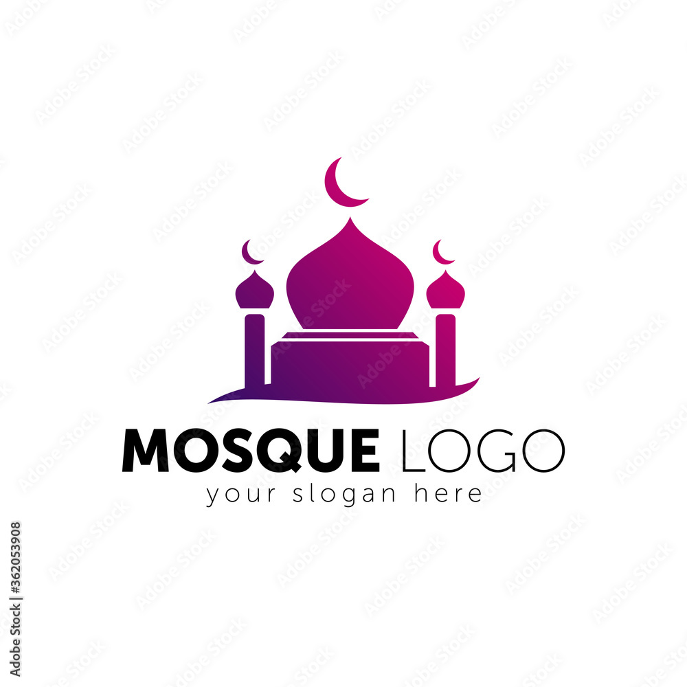mosque. dome of the mosque abstract symbol. vector design logotype. mosque. dome of the mosque abstract symbol. vector design logotype.
