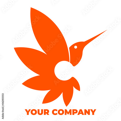 bird logo vector for expedition transportation