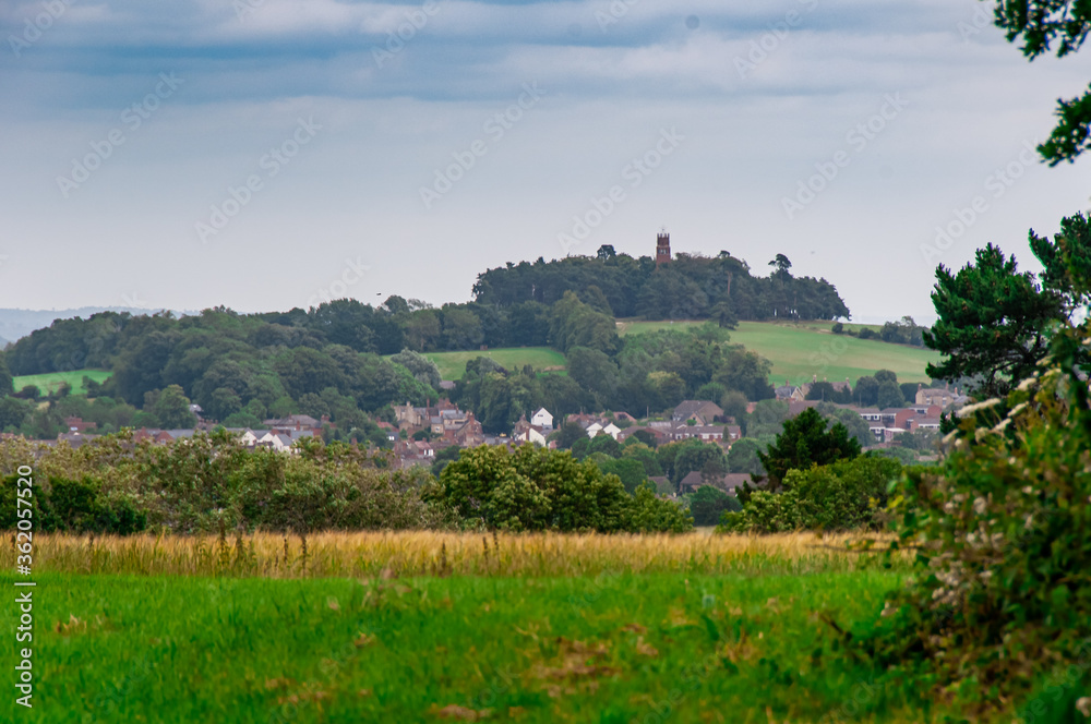 panoramic view of Faringdon Folley
