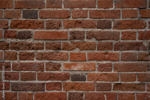 red brick wall