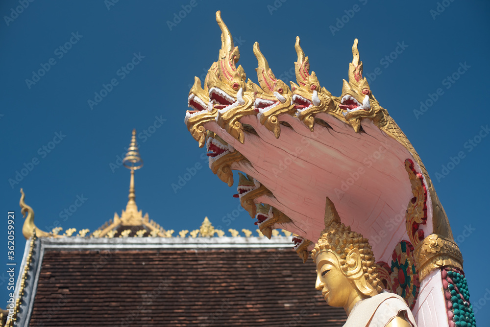 Buddhist temple in Luang Prabang in Laos