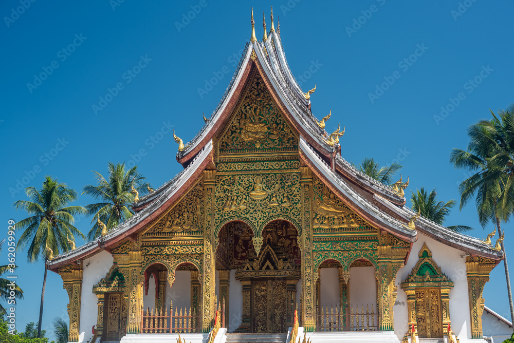 Buddhist temple in Luang Prabang in Laos
