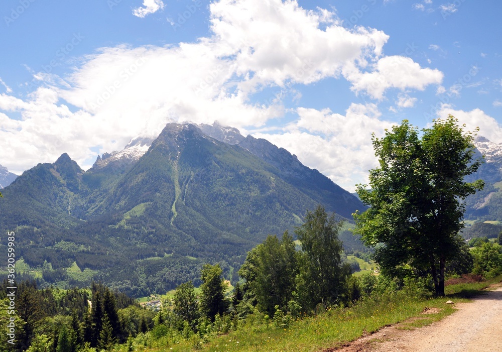Fototapeta premium Unterwegs am Jenner im Berchtesgadener Land