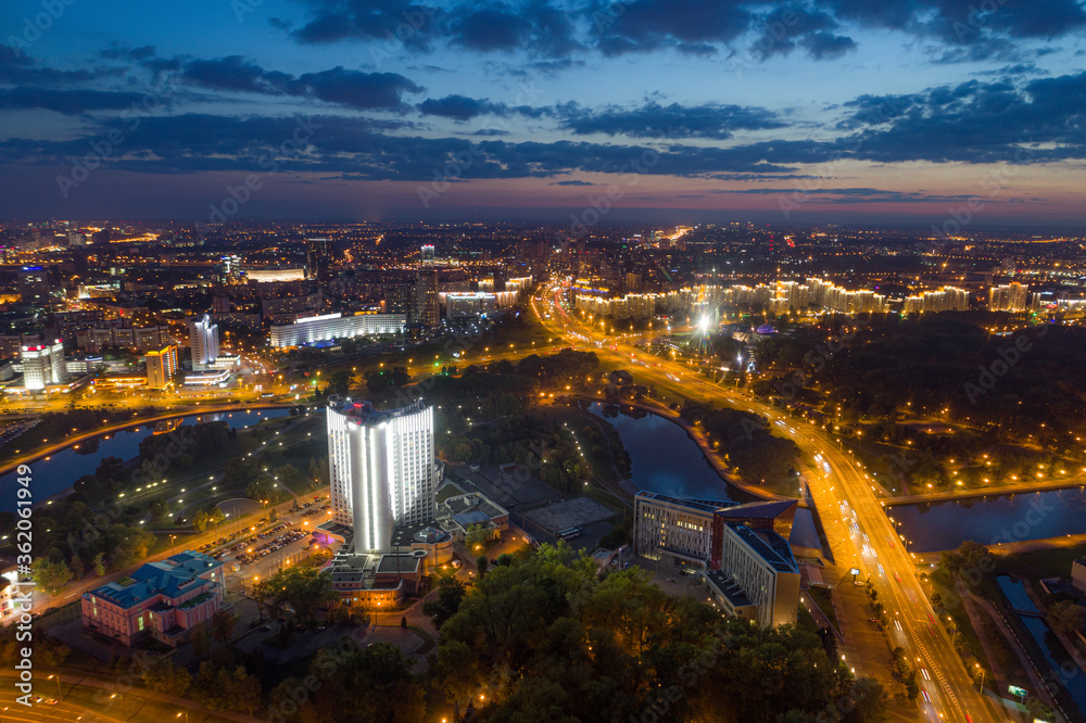 Minsk in the evening