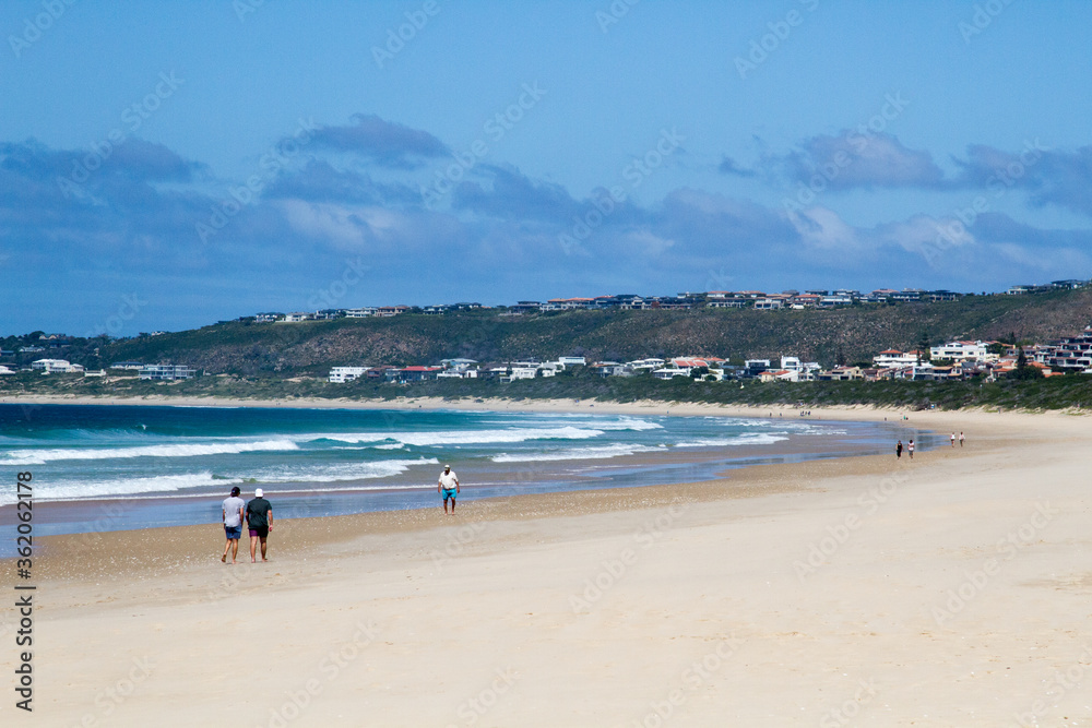 Main beach at Plettenberg Bay, playground of the wealthy of South Africa