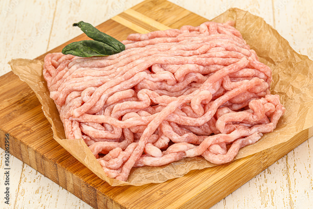 Raw pork minced meat for cooking Raw pork minced meat for cooking