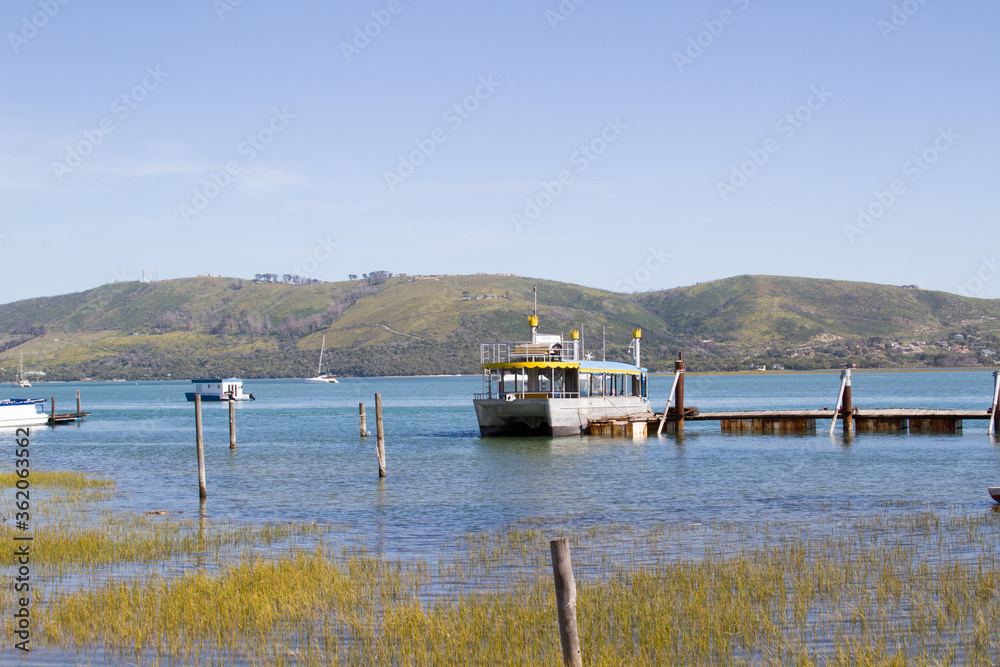 Knysna Lagoon South Africa showing a variety of leisure craft in very calm water
