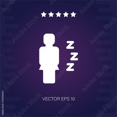 woman accomodation vector icon