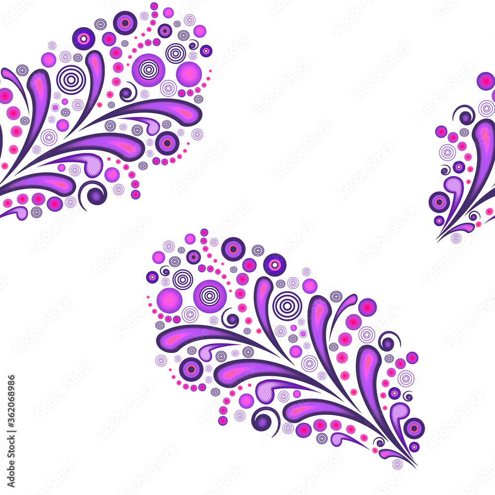 Abstract floral background. Flowers seamless pattern on white background Abstract floral background. Flowers seamless pattern on white background