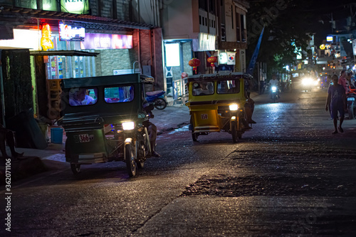 NIGHT LIFE STYLE SCENE FROM CORON, PHILIPPINES FEBRUARY, 2019
