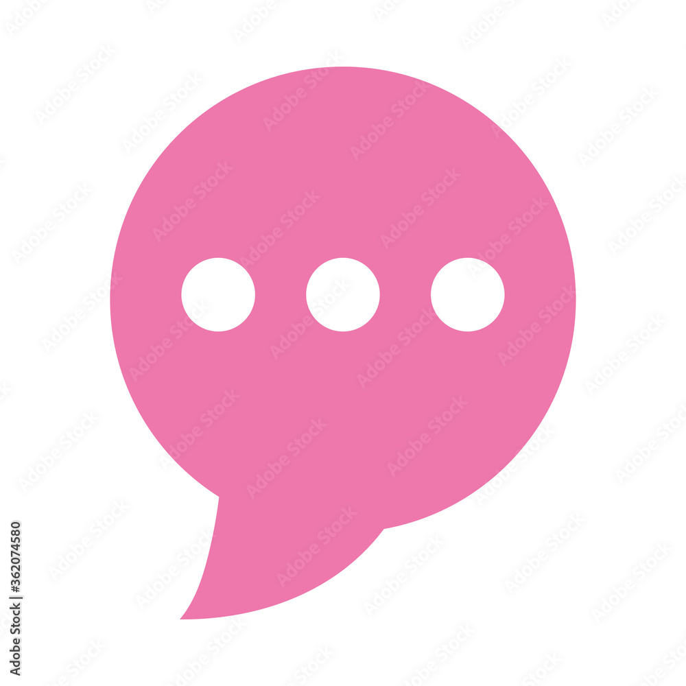 speech bubble message chat social media isolated design icon speech bubble message chat social media isolated design icon