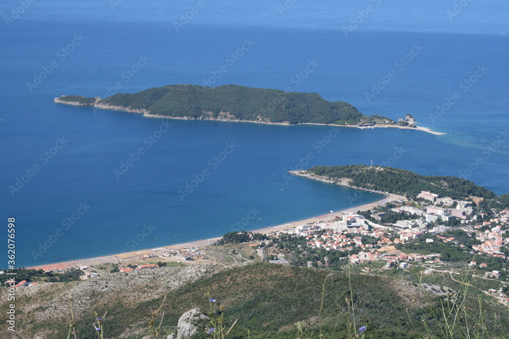 view of the coast of crete greece