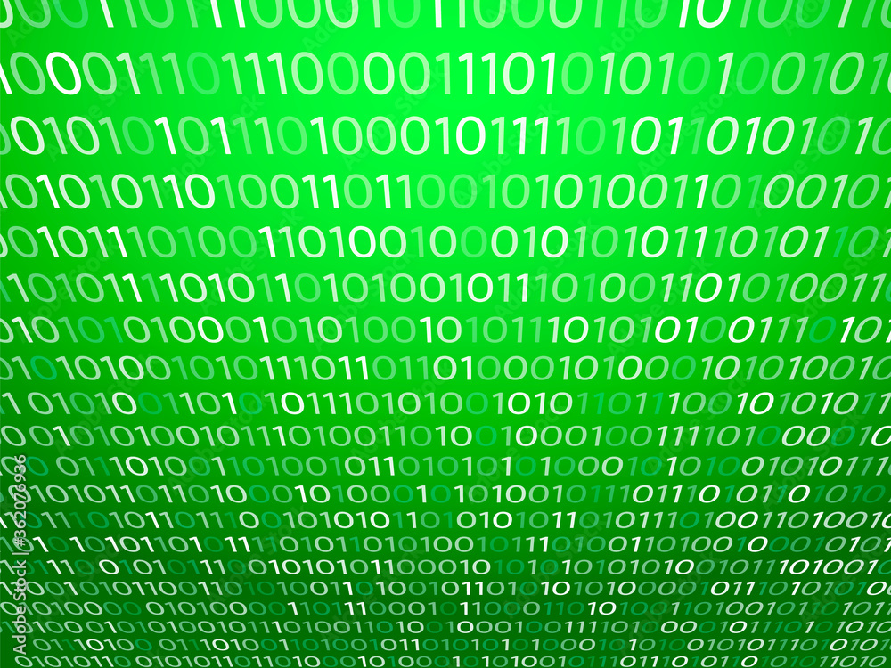 Matrix green background. Vector illustration for banner, card Matrix green background. Vector illustration for banner, card